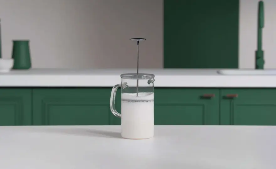Milchschaum mit der French Press einfach selber machen