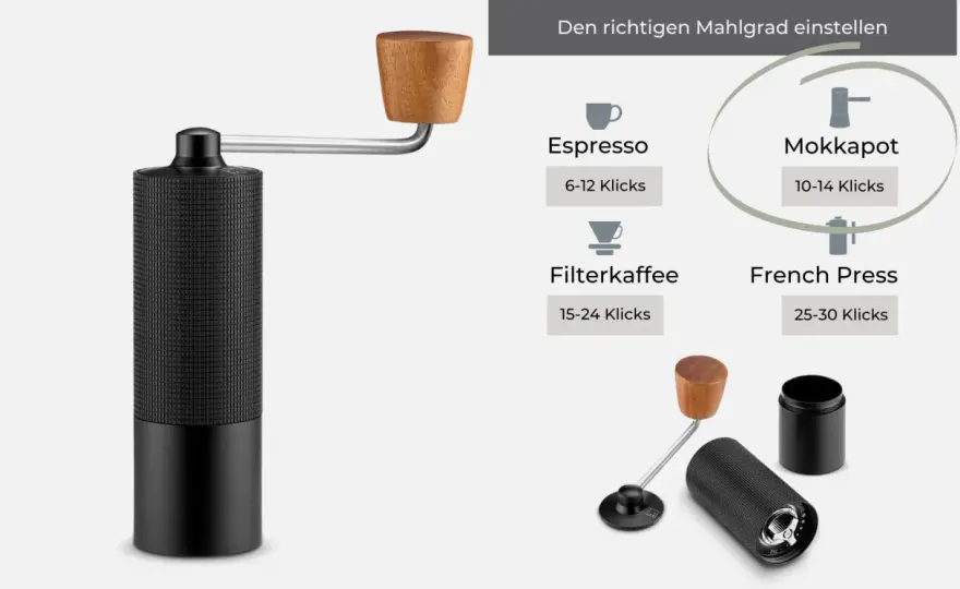 Mahlgrad für die Mokkakanne richtig wählen - so gelingt der Kaffee