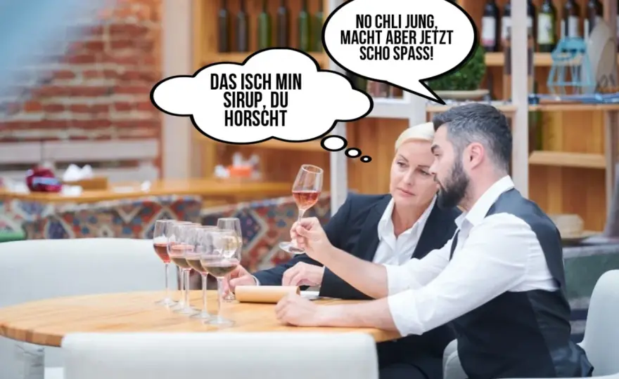 Lustige Weinbeschreibungen, die wirklich zum Wein passen
